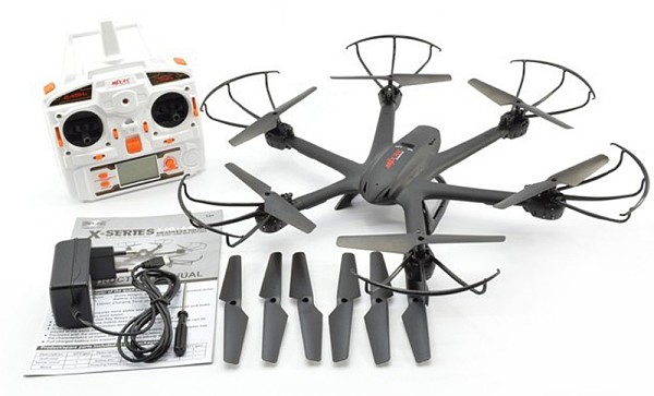 MJX X600 2.4G 6-axis RC Drone Hexacopter UAV Auto Return Headless RTF Helicopter + 1pc Spare Battery (No Camera)