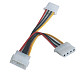 NEW IDE Molex to 2 Serial ATA SATA Y Splitter 4Pin Hard Drive Power Cable