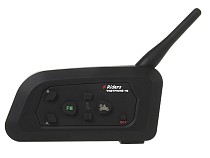 Vnetphone V4C 1200m Full-duplex intercom Handfree Stereo Headset Bluetooth Interphone with FM for Referee 4 Users