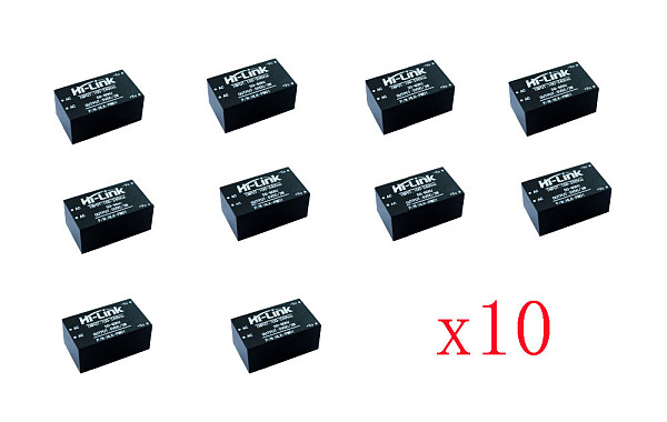 100 Piece HLK-PM01 AC-DC 220V to 5V Step-Down Power Supply Module Household Switch