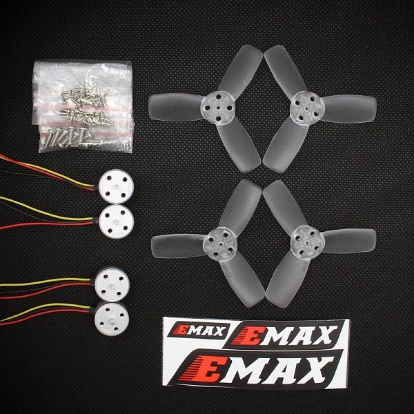 EMAX RS1104 5250KV Brushless Motor + 2345 CW CCW Propellers Violence For 130 FPV