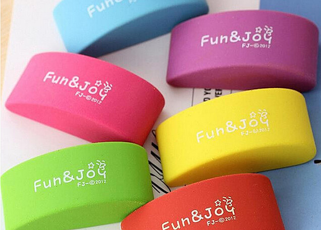 F09996 1 Pcs Creative Stationery Mini Computer Mouse Rubber Eraser