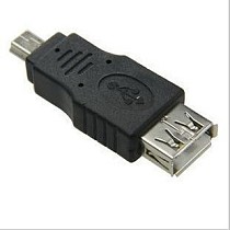 F04216 Mini Portable Car stereo Adapter Connector Converter USB 2.0 female to 5P Male Car MP3