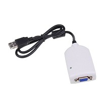High Quality USB 2.0 to VGA Multi Display Adapter Converter Cable USB to VGA Card