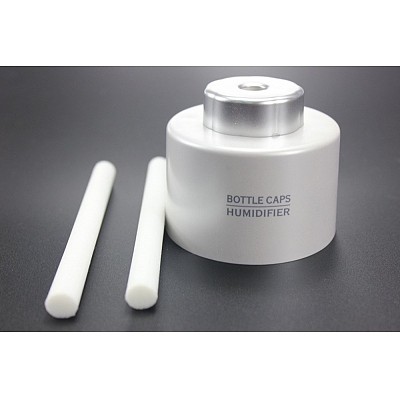 Portable Mini USB Air Humidifier Bottle Caps Humidifier Air Purifier Color White