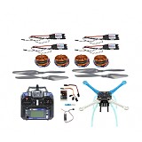 QQ Super Flight Controller Multicopter 500mm Multi-Rotor 700KV Motor 30A ESC 6CH 9CH Transmitter NO Battery Charger F081