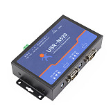 USRIOT USR-N520 Serial to Ethernet Server TCP IP Converter Double Serial Device RS232 RS485 RS422 Multi-host Polling
