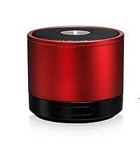 AbramTek M5-BTC Mini Bluetooth Speaker Wireless TF FM Radio Built in Mic MP3 Subwoofer Colors Red