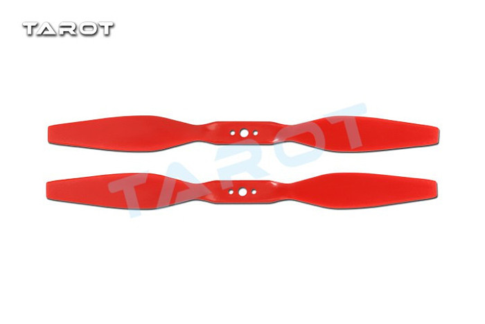 1 Pair Tarot 8 inch CW CCW Propeller Red TL2950 for Multi-axis Helicopter
