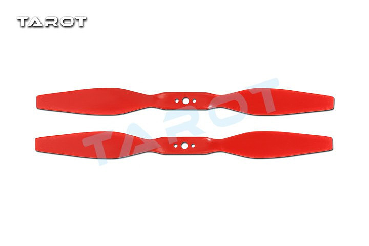 1 Pair Tarot 8 inch CW CCW Propeller Red TL2950 for Multi-axis Helicopter