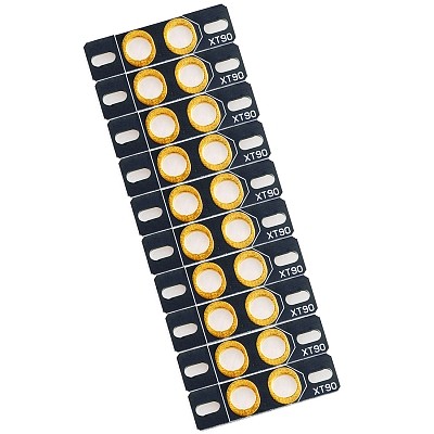 10x XT30 XT60 XT90 PCB Welding Board Plate Fixed Seat Connector Holder PCB for DIY FPV Multicopter Racing Drone 250