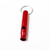Aluminum Survival Whistle Camping Travel Essentials for Outdoor Sports Color Random