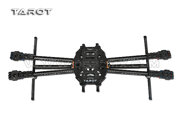 Tarot 650 Carbon Fiber 4 Axis Aircraft Fully Folding FPV Quadcopter Frame Kit TL65B01