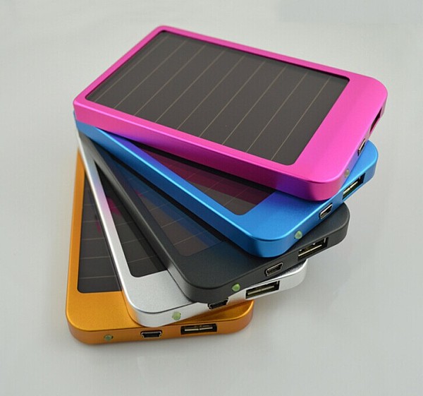 2600 Mah Portable Solar Charger Solar Power Bank Backup Battery For Mobile Phones