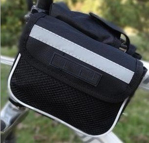 Bicycle Double Saddle Bag Riding Equipment Bike Accessories Black for Outdoor Sports