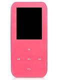 10034TW ONN V2 Mini Ultra Slim 1.8 TFT Screen Sports MP4 Player Support Recording FM Radio USB 2.0 TF Card Pink 8GB