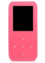 10034TW ONN V2 Mini Ultra Slim 1.8 TFT Screen Sports MP4 Player Support Recording FM Radio USB 2.0 TF Card Pink 8GB