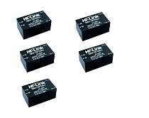 5 Piece HLK-PM01 AC-DC 220V to 5V Step-Down Power Supply Module Household Switch