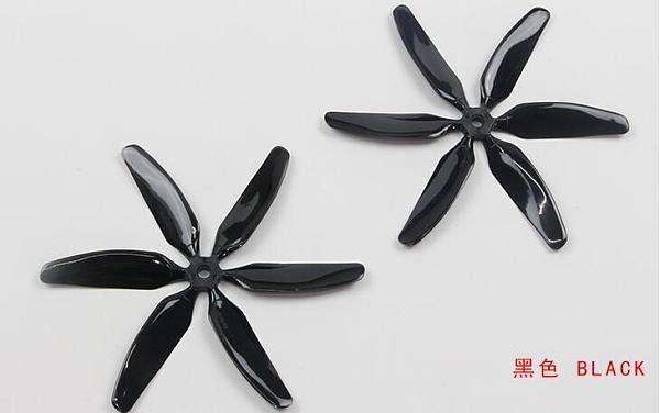 10pairs Kingkong 6-blade CW CCW Propeller 5 inch Props 5x4x6 for MINI Quadcopter Racing Drone Single-color