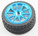 F05099 DIY intelligent Car Robot Accessories: high quality 65 mm Rubber Car Wheel Tire