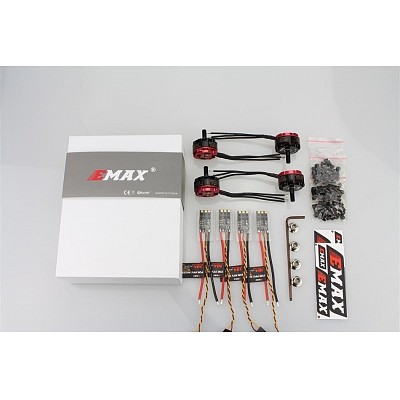 4pcs RS2205 2300KV/2600KV CCW Brushless Motor+4pcs Lightning 30A ESC Speed Controller for 200 250 FPV Racer RC Drone Qua