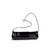10pcs Battery Case with Wire Leads Storage Clip Holder Box for 18650 1 x Lithium Battery