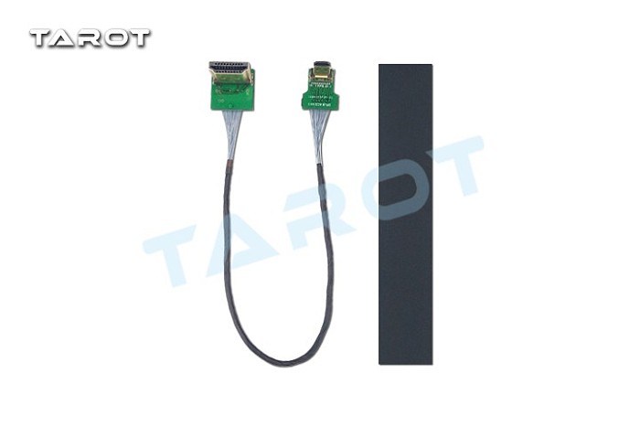 Tarot TL10A02 Micro HDMI to HDMI HD Shielded Cable For FPV Drone Gimbal UAV PTZ Stablizer Aircraft