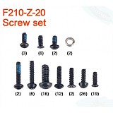 Walkera F210 RC Helicopter Quadcopter spare parts F210-Z-20 Screw Set