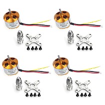 F02015-4 4Pcs A2212 1000KV Brushless Outrunner Motor 13T for DIY RC Aircraft Multirotor Quadcopter Drone FPV