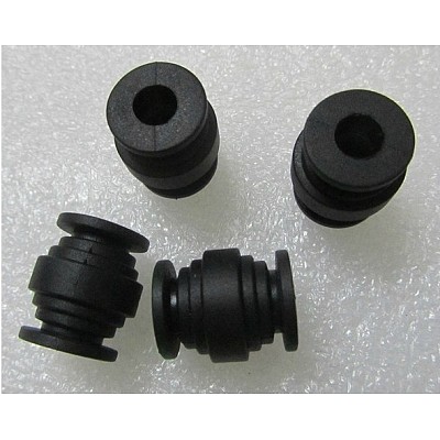 F07555-4 4 Pcs PTZ Gimbal AV Ball Damping Rubber Ball Black for FPV Camera Mount Multicopter