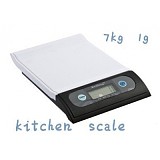 7kg 1g 7000g / 1g Digital Household Electronic Diet Kitchen Postal Weight Scale lb/g/oz