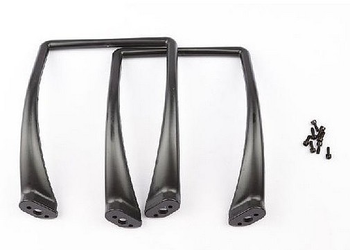 F08023 Universal Heighten Broaden Tall Landing Gear Skid For DJI Phantom 1 & 2 Quadcopter FPV Black 2Pcs