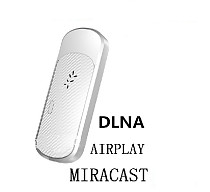 Ipush Multi-Media WiFi DLNA Airplay HDMI Display Receiver for Android 4.2 or above Support 1080P White