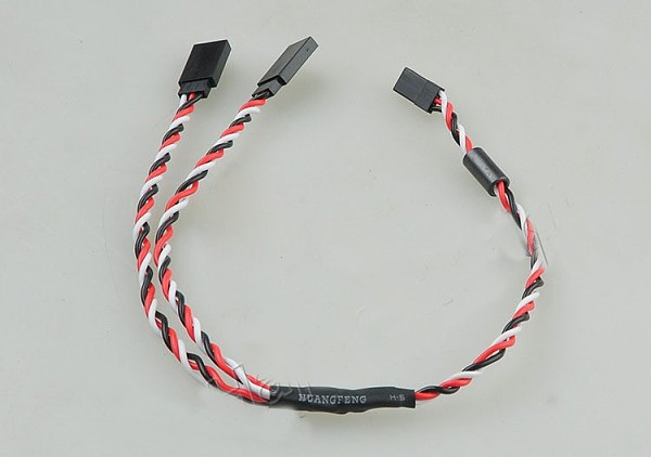 10pcs 600MM 60 pin Large Current Interference Y Line 60CM Twisted Cable with Magnetic fit for Futaba