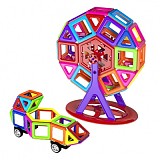 72pcs Wheels Set Blocks Toy Bricks 3D MAGNETIC BUILDING TOY Magnet Block Building Creative Toys For Kids