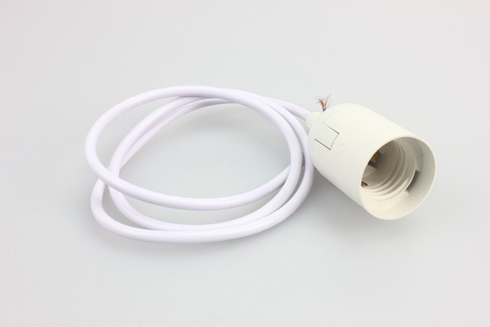 1 Head Classic E27 Pendant Ceiling Lamp Base Holder Converter Socket with 1M Cable for DIY Hanging DiningChandelier Ligh