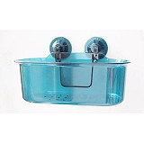 Suction Cup Rack Multifunctional Kitchen Bathroom Shelf Sundries Storage Rack 125*118*250mm 2color opitional