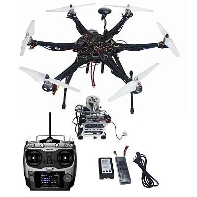Assembled HMF S550 F550 Upgrade RTF Kit with Landing Gear & APM 2.8 Flight Controller GPS Compass & Gimbal