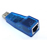 USB 2.0 Network Card Wired External LAN Card Adapter Connector 10/100Mb