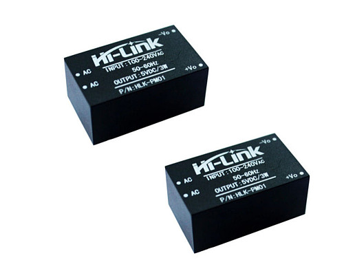 2 Piece HLK-PM01 AC-DC 220V to 5V Step-Down Power Supply Module Household Switch