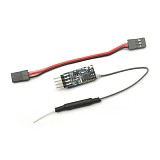 FD802 Mini FPV Receiver 8 channels with amplifier compatible with Frsky X9D for Tiny QX90 QX80 Micro Racing Quadcopter