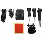 F05742-C Bracket holder Suction Cup Camera Mount + Side Mount + Curved Adhesive Mount for GoPro HD Hero 3 2 1