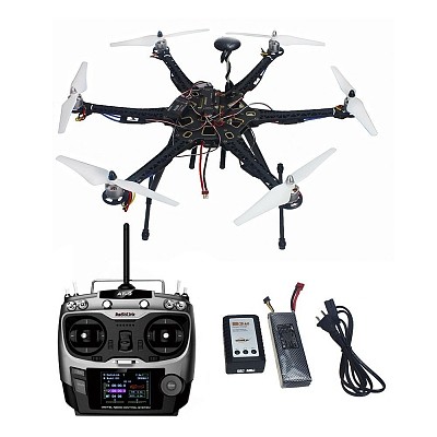 Assembled HMF S550 F550 Upgrade RTF Kit with Landing Gear & APM 2.8 Flight Controller GPS Compass No Gimbal