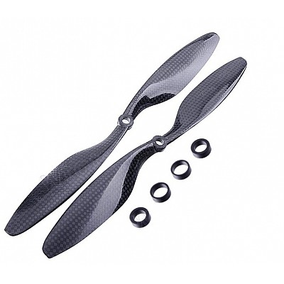 10x4.7 3K Carbon Fiber Propeller CW CCW 1047 CF Props Blade For RC Quadcopter Hexacopter Multi Rotor UFO