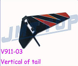 Wholesale F02138 V911-03 Vertical of tail , Balance Stabilizer For mini 4ch WL V911 RC Helicopter