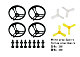 1.9 Inch Propeller Prop Guard Protector Bumper All Surround with 4 pairs 1935 Propeller