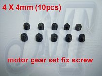 F01523, 4mm X 4mm motor gear set fix screw screws For Align T-rex Trex 500 motor gear