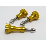 Colorful Aluminum Thumb Knob Stainless Bolt Nut Screw Kit for Sport Camera GoPro HD Hero 3 2