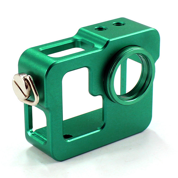 Multifunction Aluminium Alloy Protective Case Cover Skin Housing Green for GoPro Hero 3 Camera