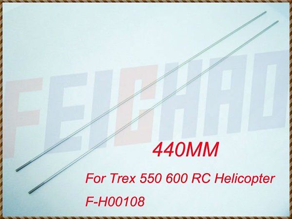 Wholesale 440MM Flybar Rod X2 For Trex 550 600 Nitro Electric RC Helicopter H60108